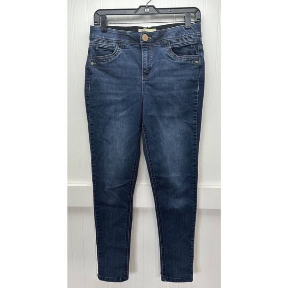 Democracy Ab Technology Skinny Jeans 6 Stretch Denim Slimming Booty Lift *Flaw - Picture 1 of 12